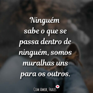 Ninguém sabe o…