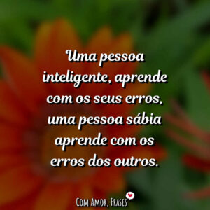 Uma pessoa inteligente…