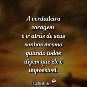 A verdadeira coragem