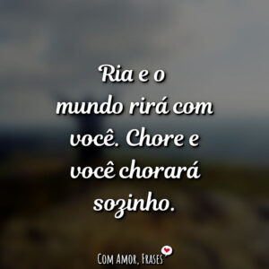 Ria e o mundo rirá