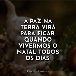 A paz na terra