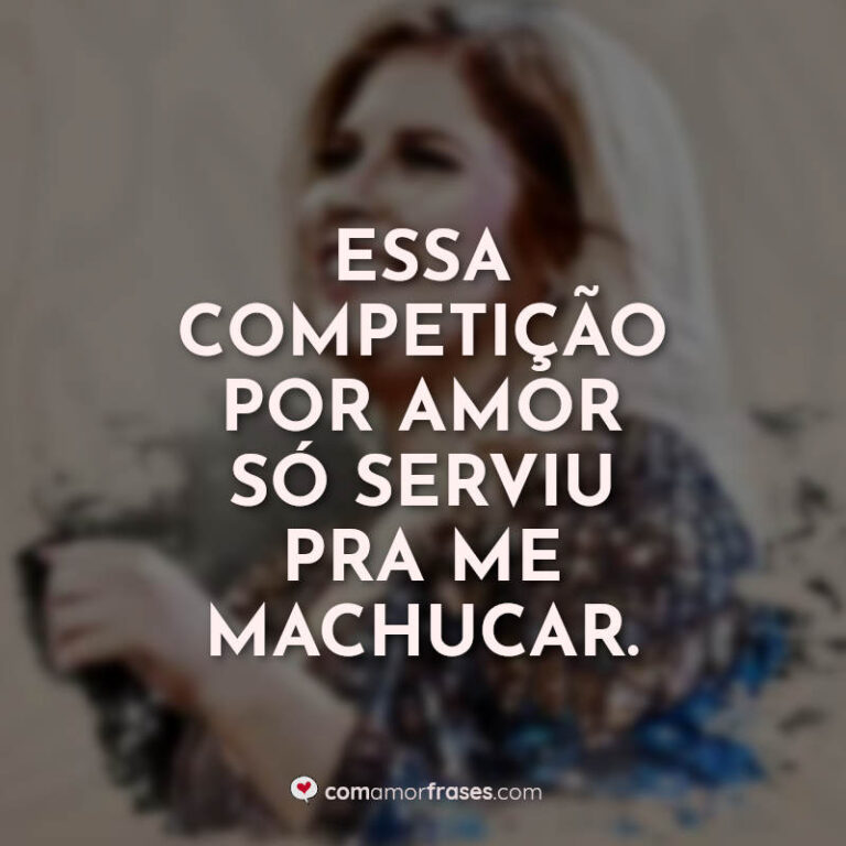 Eu Posso Me Virar Sozinho Pra Ninguém Me Machucar