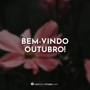 Bem-vindo Outubro!