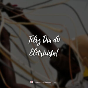 Feliz Dia do Eletricista!