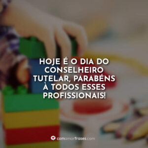 Hoje é o dia do Conselheiro Tutelar, parabéns à todos esses profissionais!