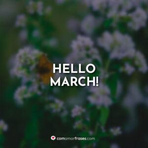 Hello March!