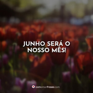 Junho será o nosso mês!