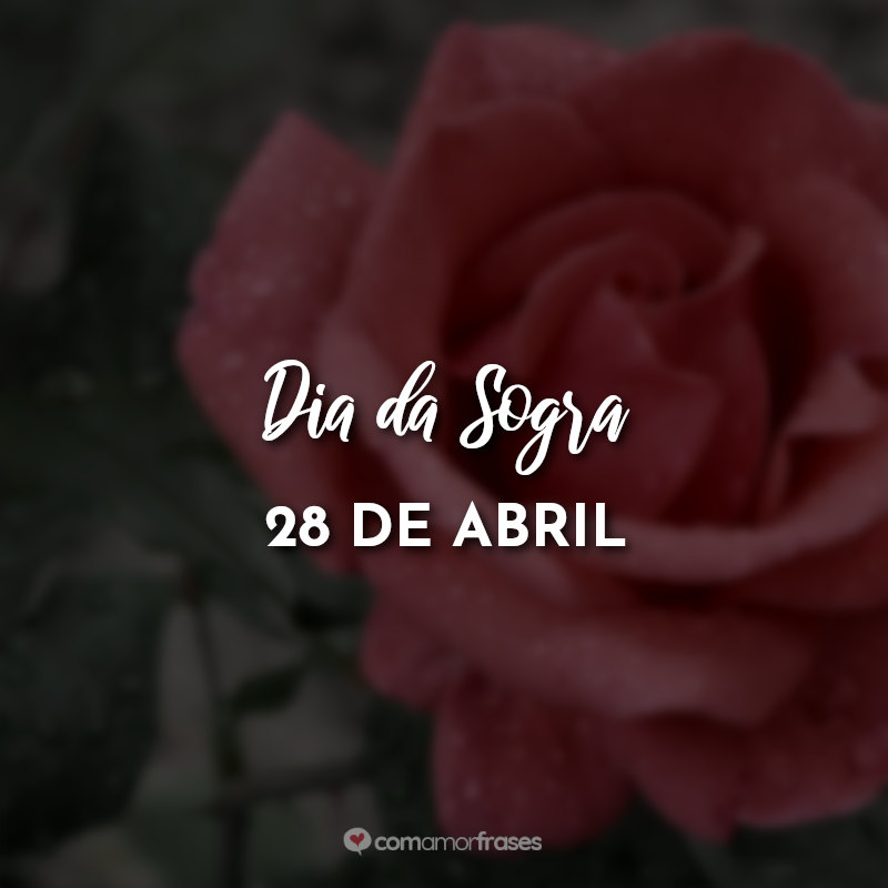 Dia da Sogra – 28 de Abril