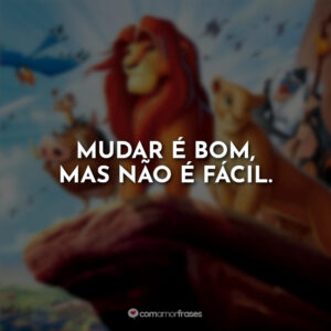 Mudar é bom, mas não é fácil.