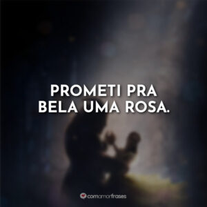 Prometi pra Bela uma rosa.