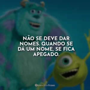 Não se deve dar nomes. Quando se dá um nome, se fica apegado.