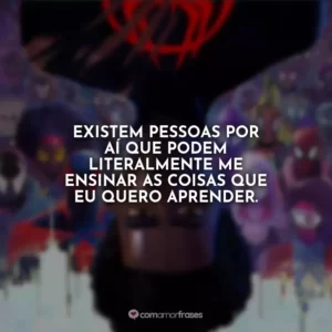 Existem pessoas por aí que podem literalmente me ensinar as coisas que eu quero aprender.