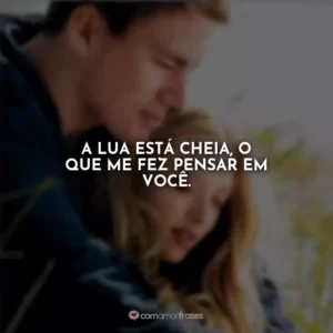A lua está cheia, o que me fez pensar em você. Querido John