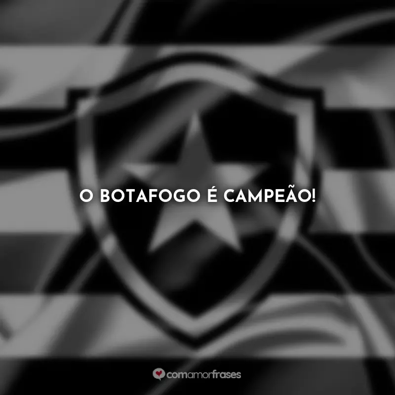 Frases do Botafogo: O Botafogo é campeão!