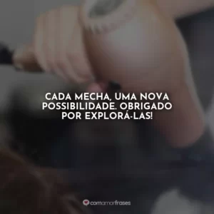 Cada mecha, uma nova possibilidade. Obrigado por explorá-las!