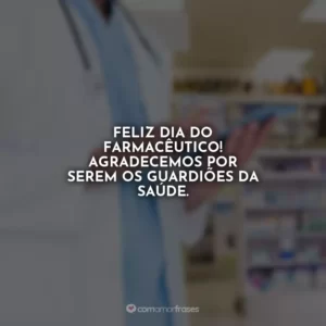A cada orientação e aconselhamento, você faz a diferença. Feliz Dia do Farmacêutico!