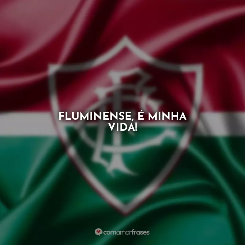 Frases do Fluminense Status: Fluminense, é minha vida!