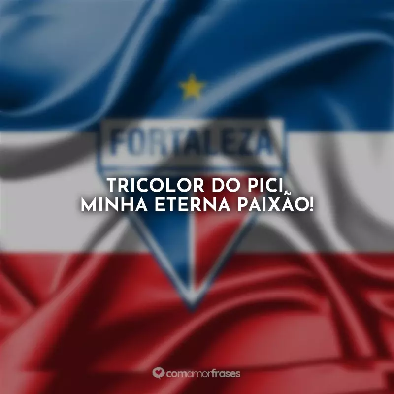 Frases do Fortaleza Esporte Clube: Tricolor do Pici, minha eterna paixão!