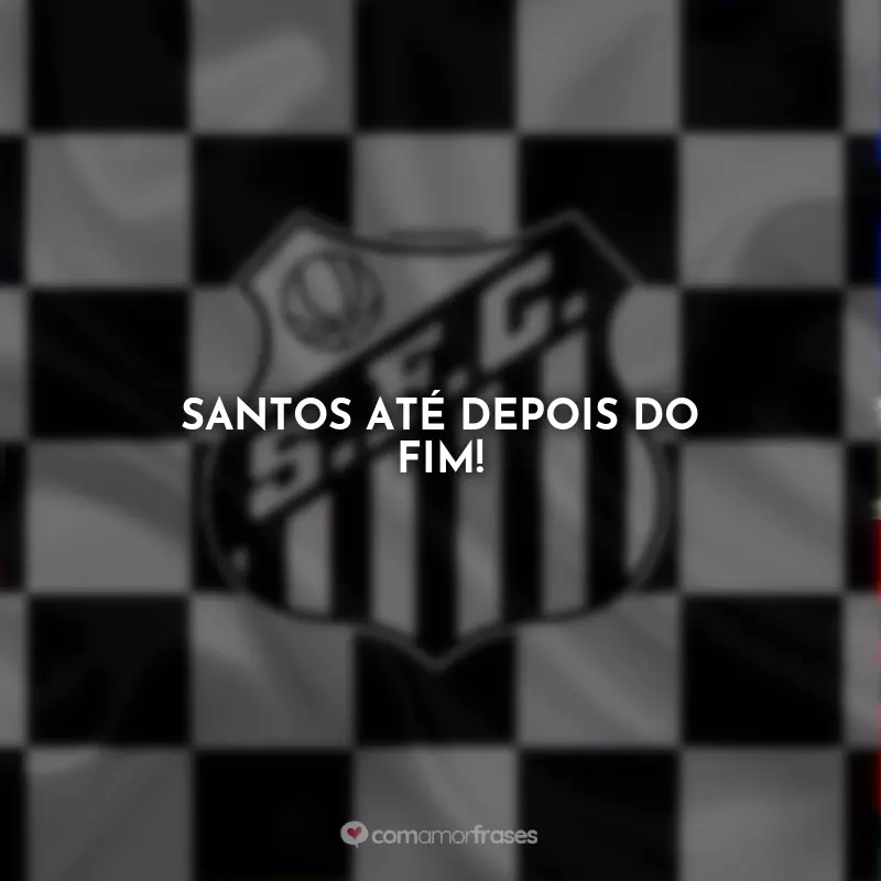 Frases do Santos: Santos até depois do fim!