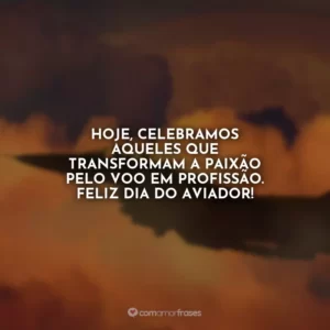 Hoje, celebramos aqueles que transformam a paixão pelo voo em profissão. Feliz Dia do Aviador!