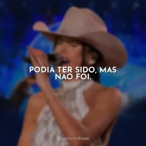 Podia ter sido, mas não foi. Ana Castela