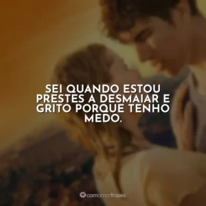 Sei quando estou prestes a desmaiar e grito porque tenho medo.