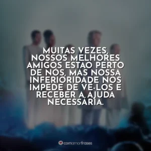 Muitas vezes, nossos melhores amigos estão perto de nós, mas nossa inferioridade nos impede de vê-los e receber a ajuda necessária. Nosso Lar 2: Os Mensageiros