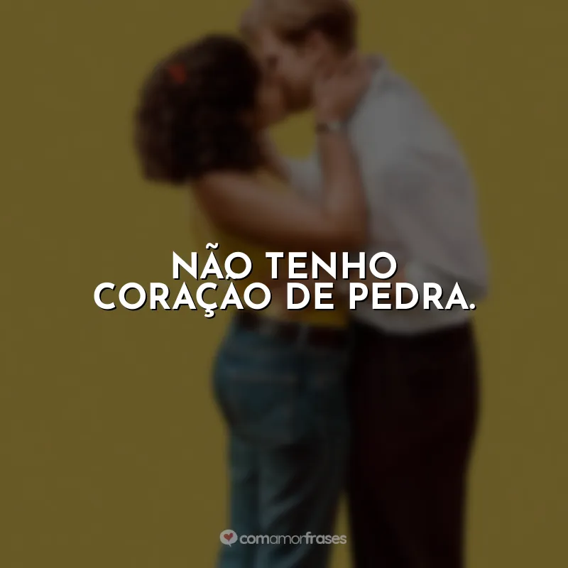 Não tenho coração de pedra. Um Dia