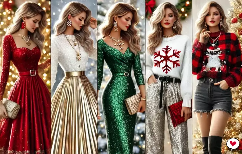 33 Inspirações de Looks de Natal Feminino