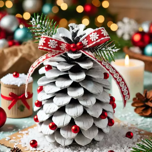 enfeites de natal reciclagem pinha
