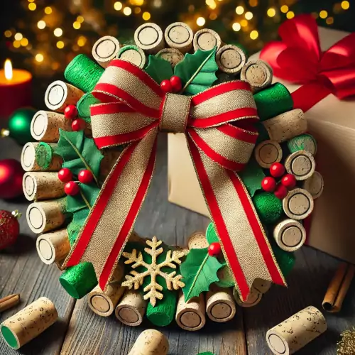 guirlanda natal reciclagem