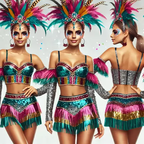 looks carnaval femininos brilhos