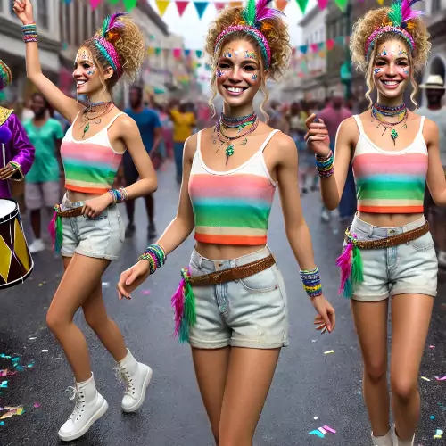 looks carnaval femininos simples