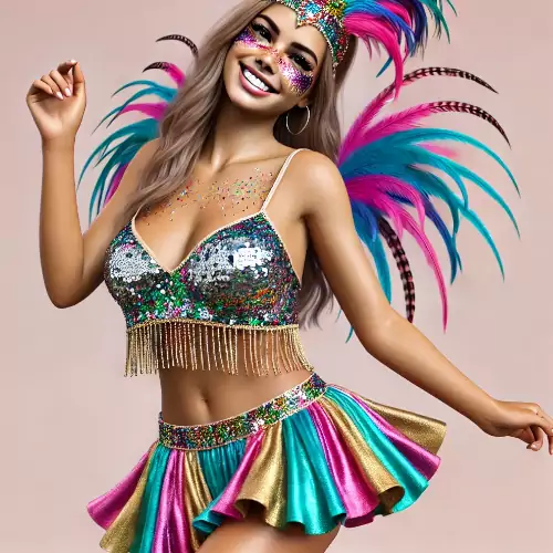looks femininos carnaval colorido