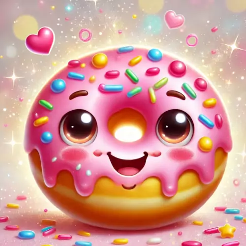 imagens fofas donuts