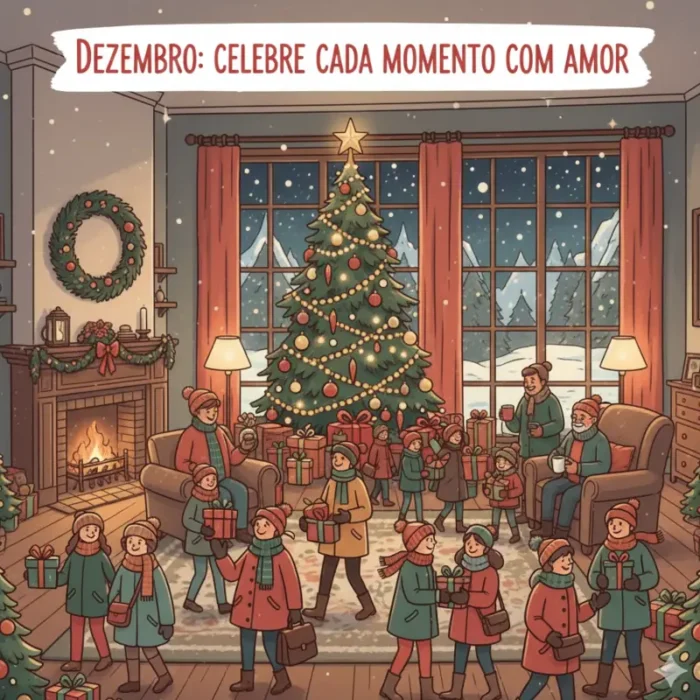 Dezembro: celebre cada momento com amor.