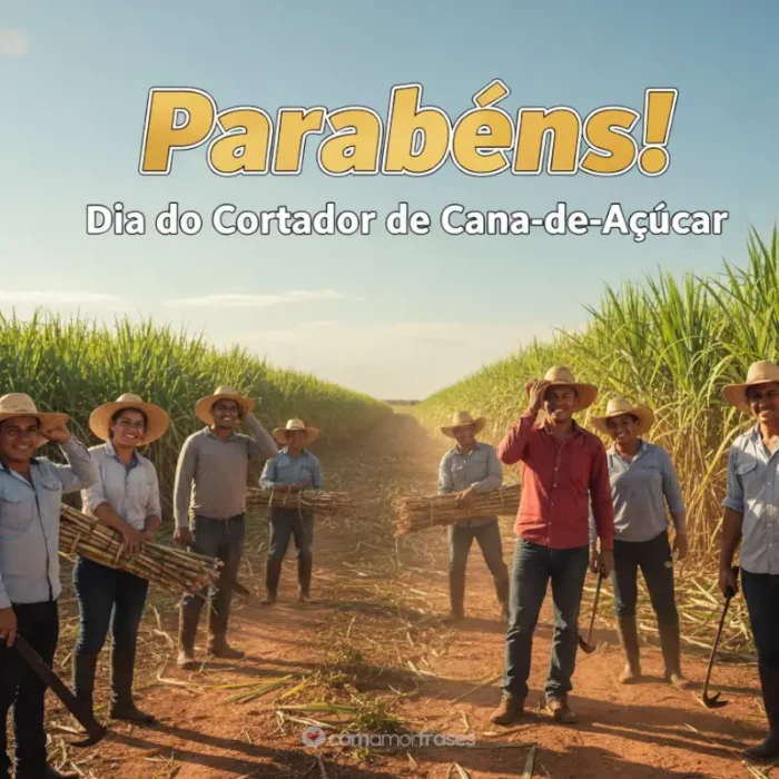 Frases para o Dia do Cortador de Cana-de-Açúcar