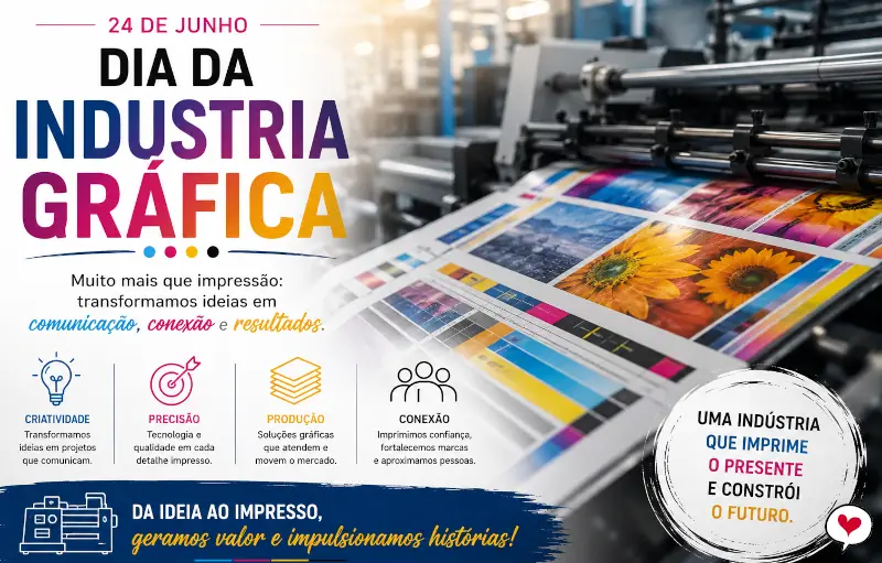 Frases para o Dia da Indústria Gráfica (24 de Junho)
