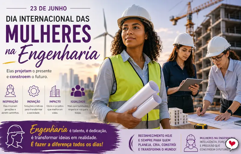 Frases para o Dia Internacional das Mulheres na Engenharia (23 de Junho)