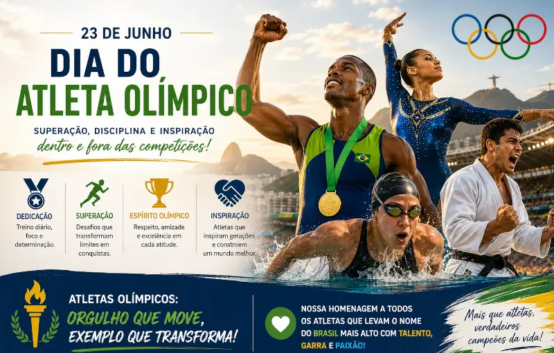 Frases para o Dia do Atleta Olímpico (23 de Junho)