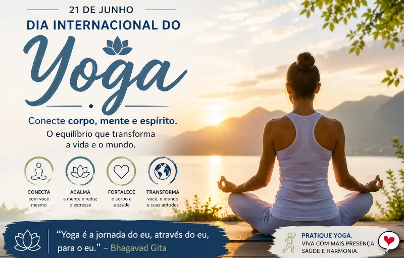 Frases para Celebrar o Dia Internacional do Yoga (21 de Junho)
