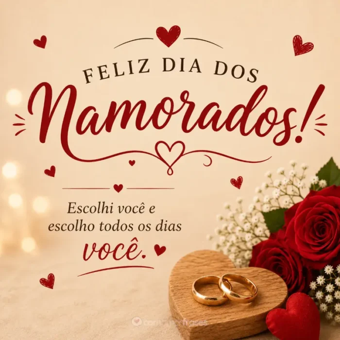 Frases para fotos de casados no Dia dos Namorados